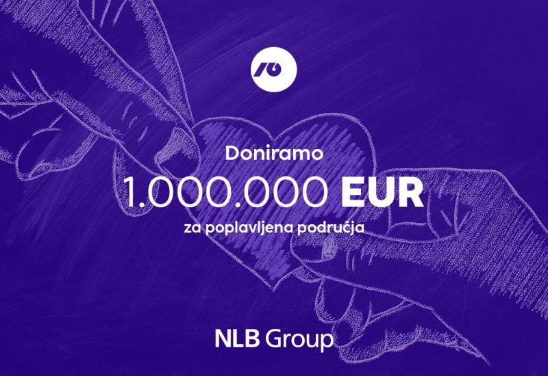 NLB Grupa donira milijun eura za ublažavanje posljedica razornih poplava u BiH